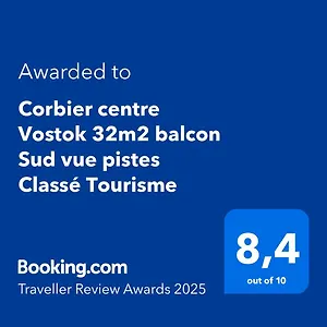 Corbier Centre 32m2 Balcon Sud Vue Pistes Vostok 9e étage Classé Tourisme Et Label Qualité Déco Savoie Le Corbier